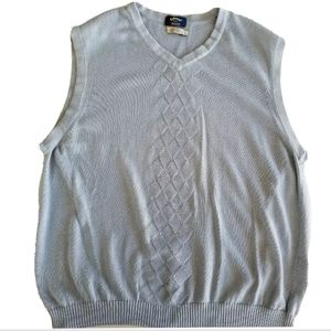 Callaway Golf Sweater Vest Men's sz Large Pullover V-Neck 100% Pima Cotton